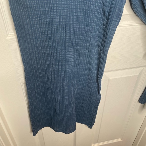 Daily Practice The Aster Pants Gauzy Wide Leg Pants in Sun Drenched Blue M - Picture 8 of 15